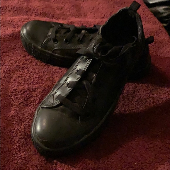 Tred Safe Black Slip Resistant Unisex Work Shoes - Picture 3 of 7